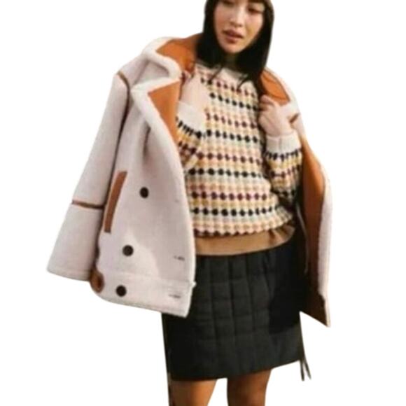 BlankNYC Out of Town Long Sherpa Bonded Jacket, Size L, New with Tag - Picture 8 of 16